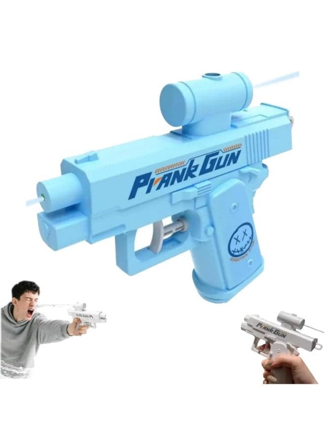 Water toy, Prank Two-Way Water toy, Reverse Water toy Prank Shoots Back at User, Fun Office & School Pool Prank or Beach Summer Toy Gifts for Adult (1, Blue)