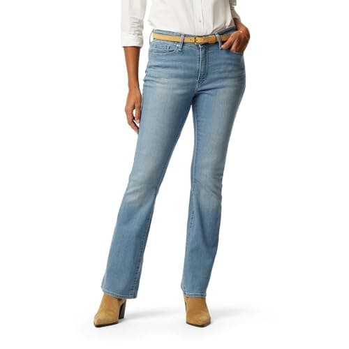 Levi's Strauss Signature Women's Modern Bootcut Jeans Mid-Rise Stretch Denim (Also Available in Plus), Aromatic Air, 14 Medium