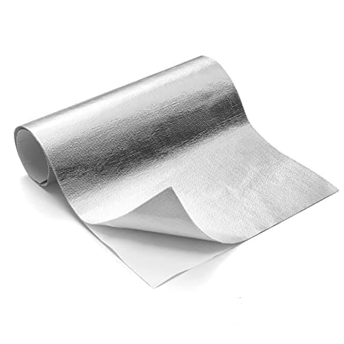 FLASLD Thermal Block - Automotive Heat Shield - Reflective Aluminum, Insulation & Adhesive 40'' X 60''
