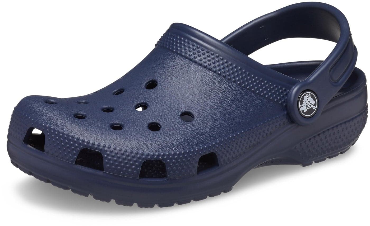 Crocs Kids Classic Clog (Little Kid/Big Kid) - Clogs for Kids - Synthetic Lining - Circulation Nubs Navy 13 Little Kid M