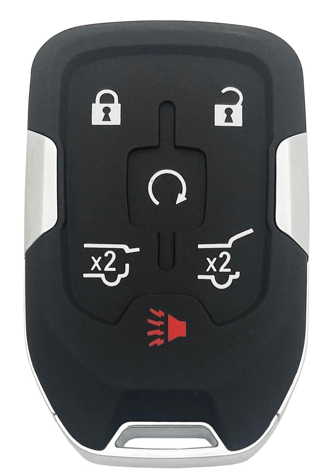 Horande Replacement Key Fob Cover Case fit for GMC Yukon Chevy Tahoe Suburban HYQ1AA 2014 2015 2016 2017 Keyless Entry Key Fob Shell
