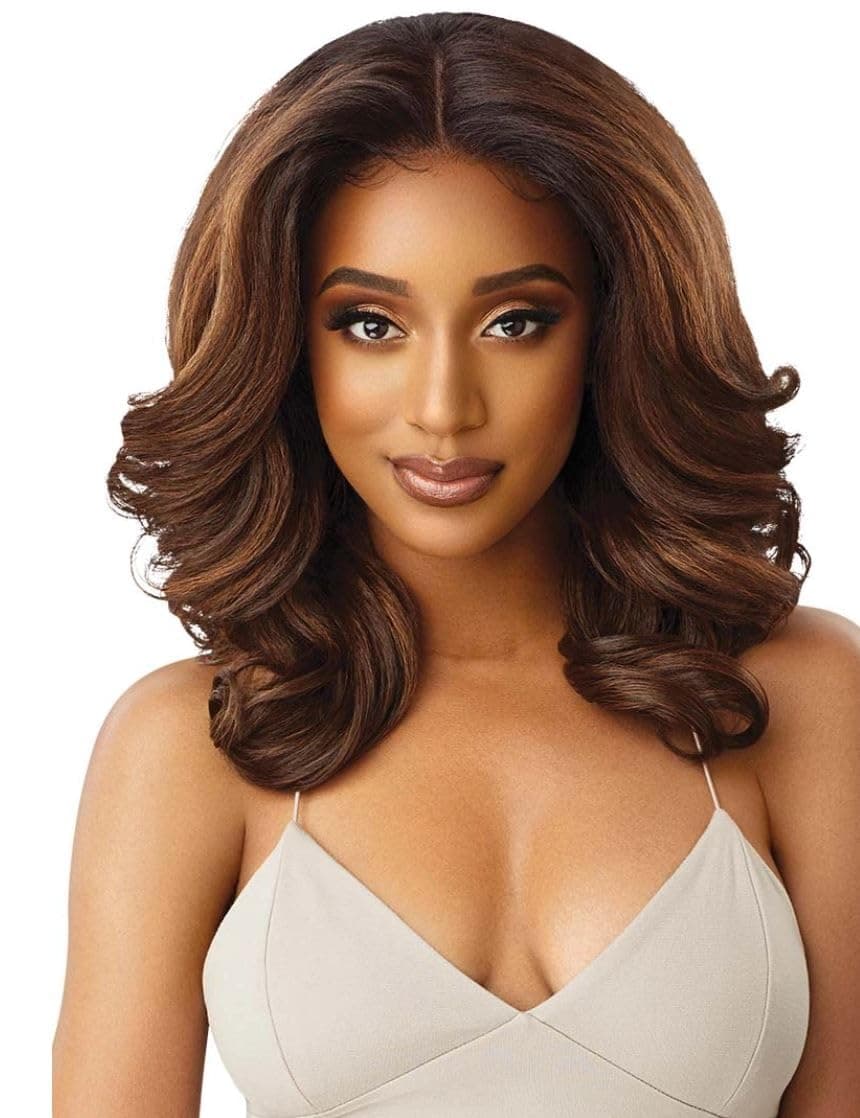 Outre LACEFRONT PERFECT HAIR LINE Glamorous Wavy Fully HandTied 13x 6 Frontal HD Baby Hair Transparent Lace EasytoStyle Heat Friendly JULIANNE 613