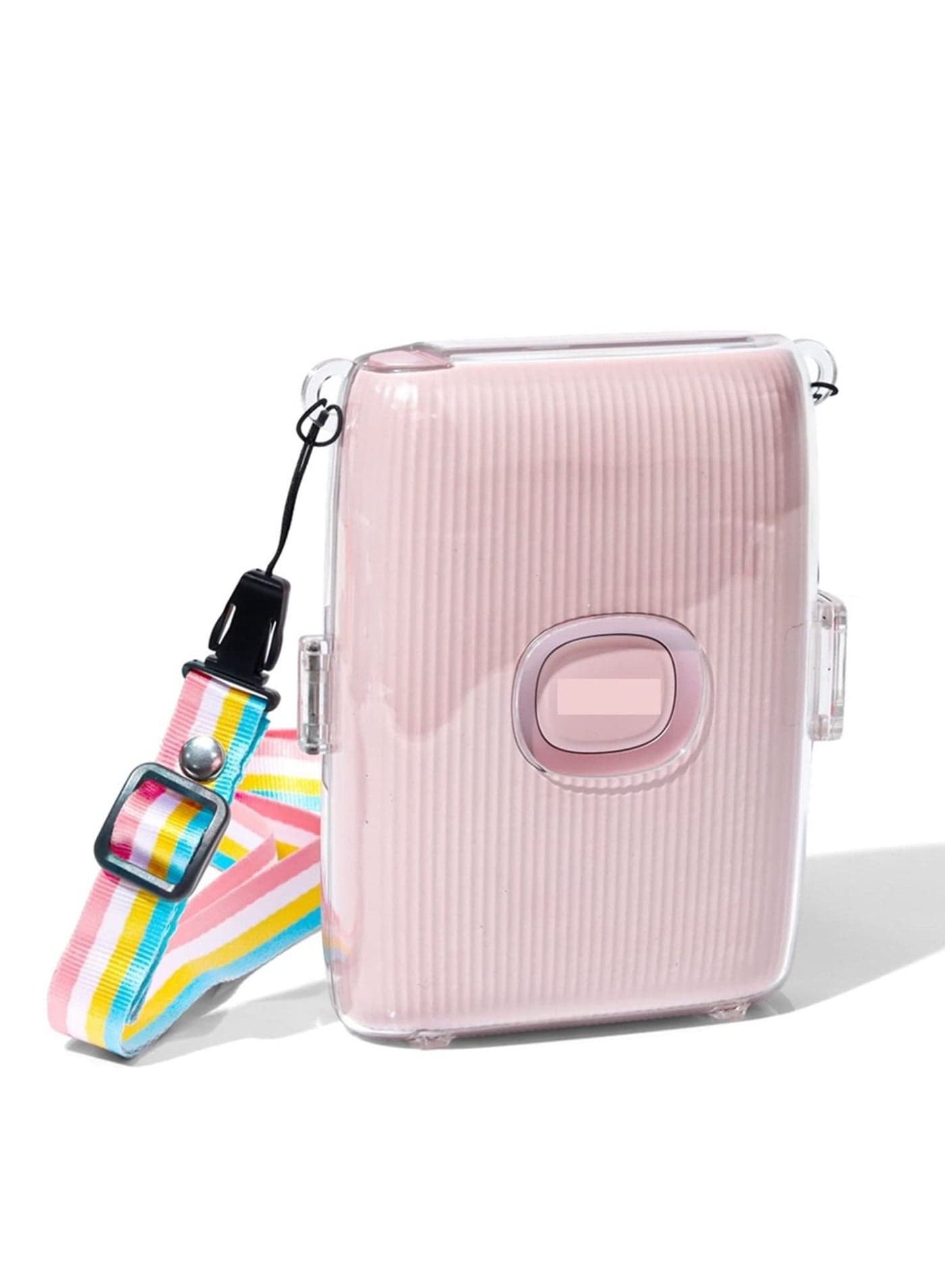 Camera Bag Waterproof Camera Bag Compatible Polaroid Instax Mini link2 Transparent Storage Case PC Crystal Case Protective Sleeve Scratch and Fall Resistant