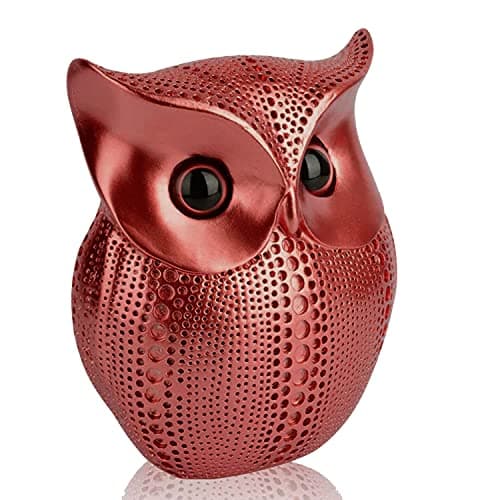 ARTISANS ALLEY Modern Classy Lucky Owl for Home Decor (Pack of 1, Rose Gold)