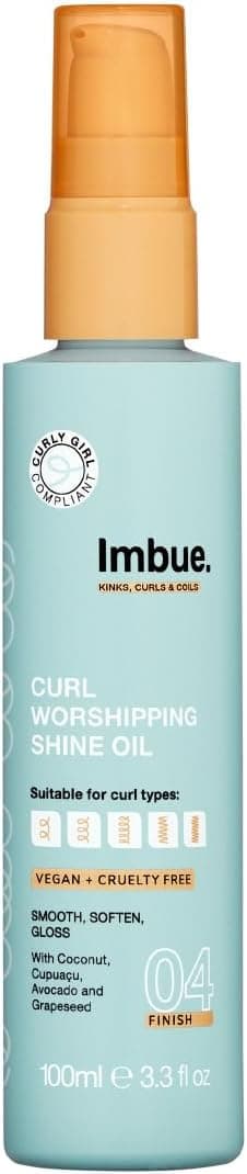 Imbue Curl Defending Hair Heat Protection MistSpray Vegan and Curly Girl Compliant 200 ML Paraben Free Heat Defense for Dry Damaged Hair