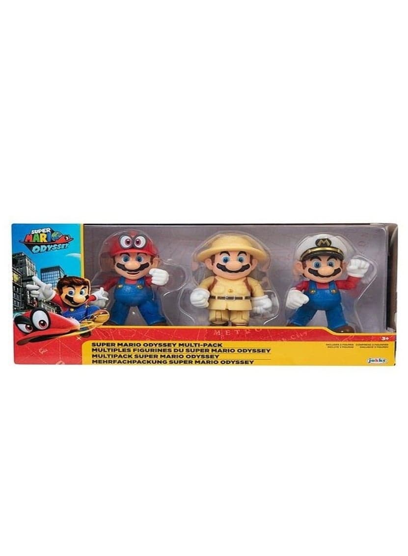 Super Mario Odyssey Multi-Pack 4 Inches