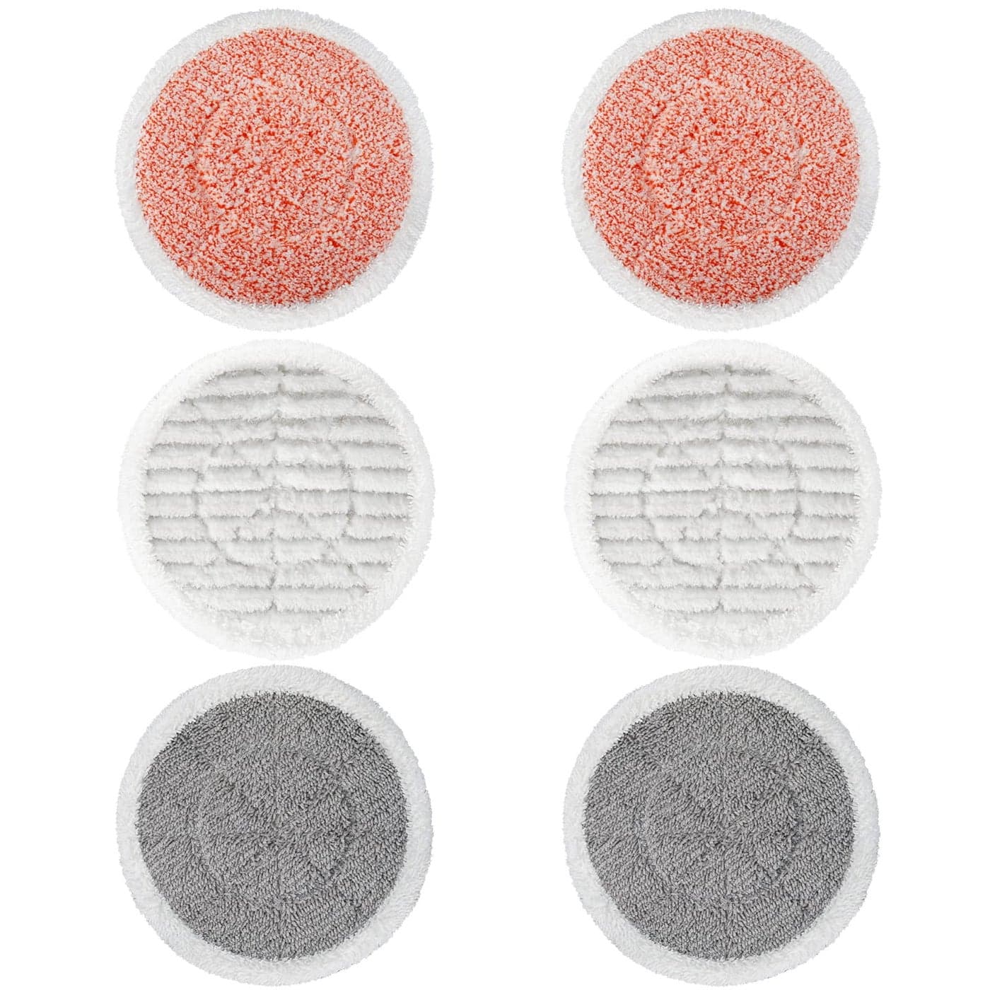 Replacement Steam Mop Pads for Shark S6002UK S7201UK Steam Mop Reusable Steam Scrub Cleaning Pads Scrubbing and Sanitizing Rotating Power Pads 2 Twist Pads2 Scrubby Pads2 Heavy Scrub Pads