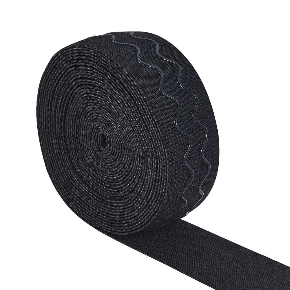 BENECREAT 6 Yards 112 Inches NonSlip Silicone Elastic Gripper Band for Sewing Underwear Swimwear Sportswear Waistbands DIY Garment Making Fabric Gripping
