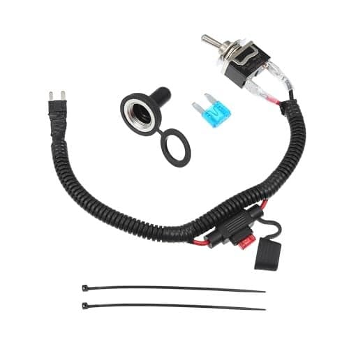 uxcell 1 Set 375cm 1476 Universal Automotive Switched Fuse Bypass Kit Fuse Bypass Switch
