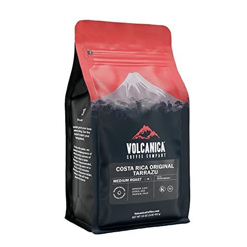 Costa Rica Coffee Tarrazu Original Ground Medium Roast Fair Trade Fresh Roasted 16ounce