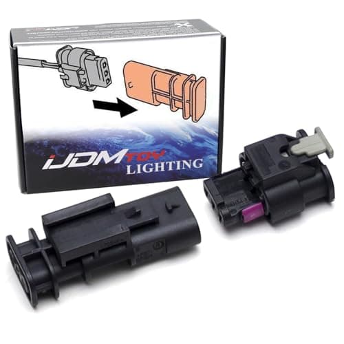 iJDMTOY One Set Exhaust Valve Simulator w/Valve Plug Cover Protector Cap, Compatible with Audi, Compatible with Volkswagen, Compatible with Porsche, etc