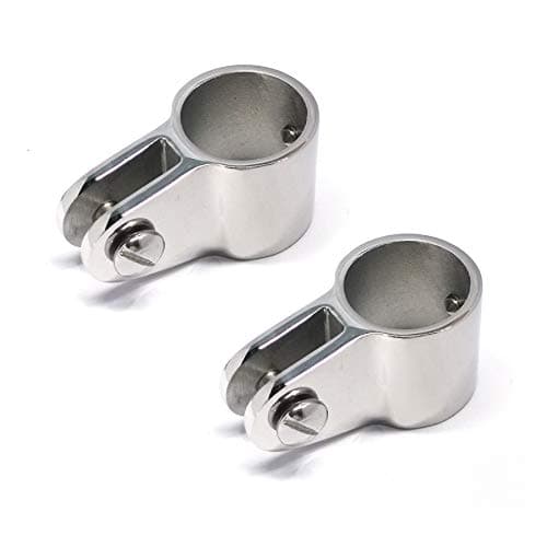 keehui Pair of Marine Grade 316 SS 1-1/4"I.D.Bimini Top Jaw Slide Boat Hardware Fitting for 1-1/4" (32mm) Round Tube