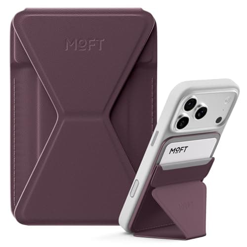 MOFT Magnetic Wallet Stand Compatible with iPhone 171615141312 Series Angle Adjustment Magsafe Compatible MOVAS Phone StandBlackBerry