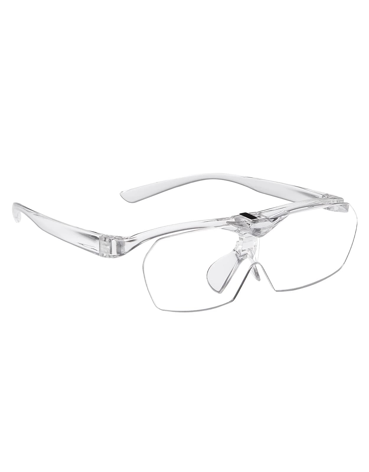 OKH 160 Magnifying Glasses Flip Up Down Lens HandsFree Magnifier Eyeglasses for Close Work Reading Sewing Jewelry Making Craft Hobby Painting