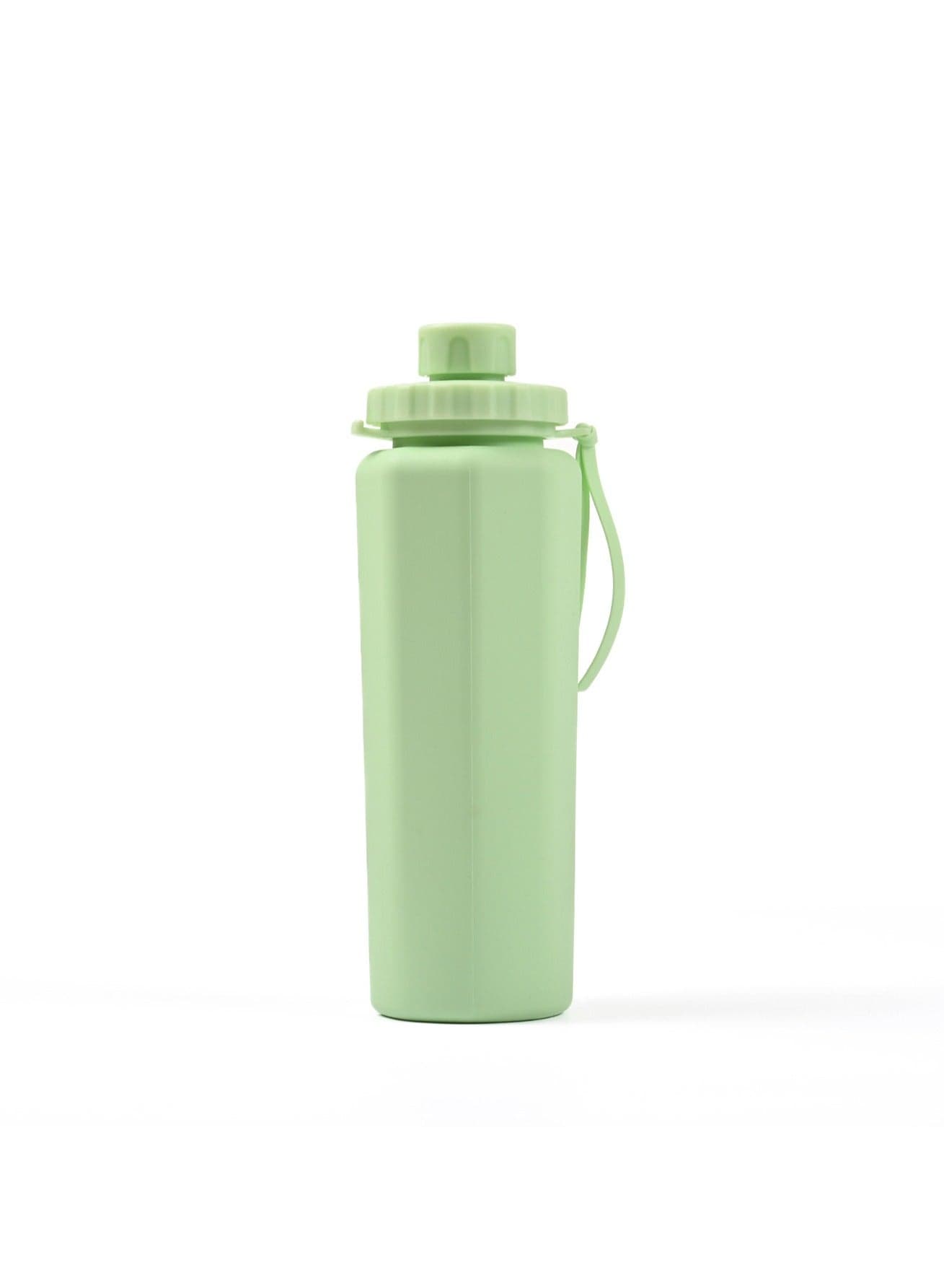 Collapsible Water Bottle, Portable Foldable Expandable Water Bottle Cup, BPA Free Leak-proof Reusable Water Bottle for Traveling, Camping, Hiking, Cycling and Outdoor Sports 600ml (Green)