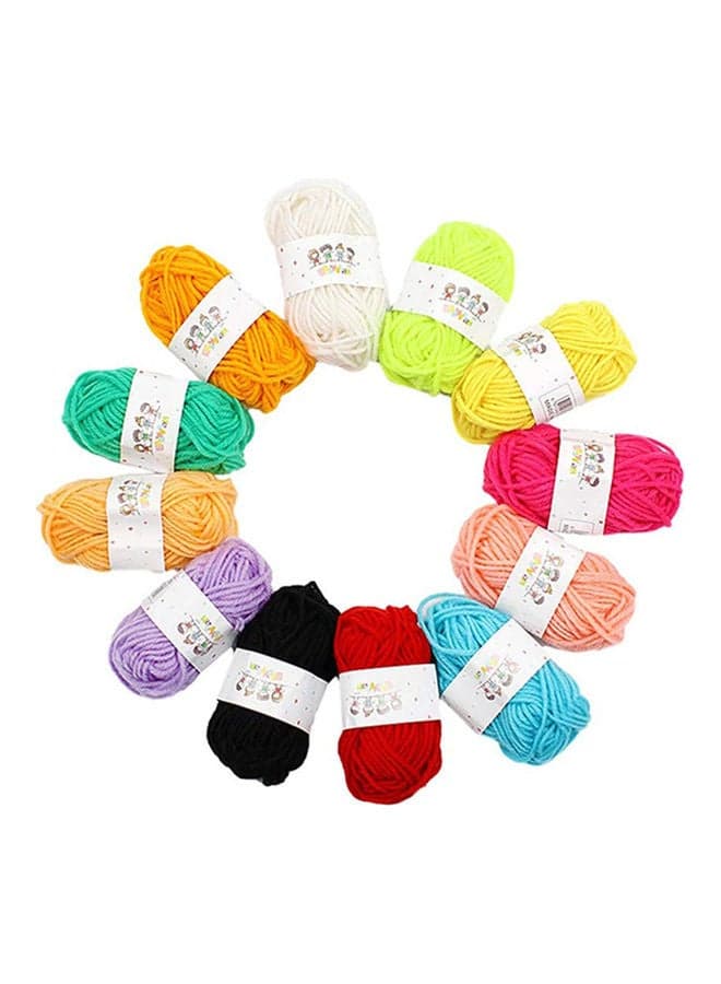 12-Piece Yarn Set Multicolour