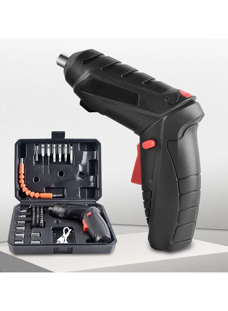 3.6V Electric Screwdriver Multifunctional Mini Cordless Lithium Screwdriver with Electric Drill Bit