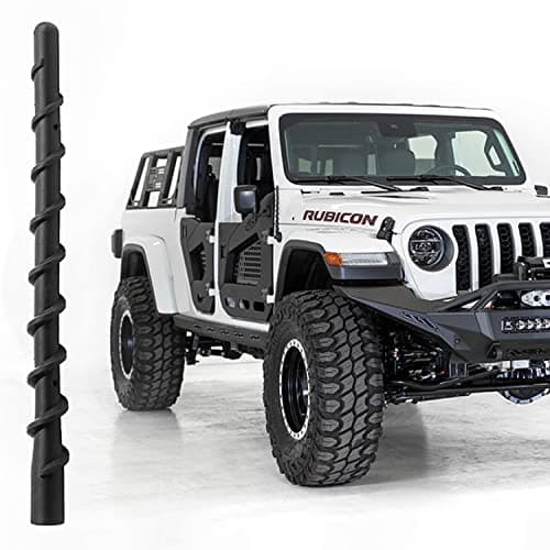 VOFONO Short Antenna for 2007-2025 Jeep Wrangler Gladiator JK JL JT JKU JLU Sahara Rubicon Sport 4xe Willys Mojave, 7 Inch Jeep Replacement Antenna Wrangler Gladiator Accessories