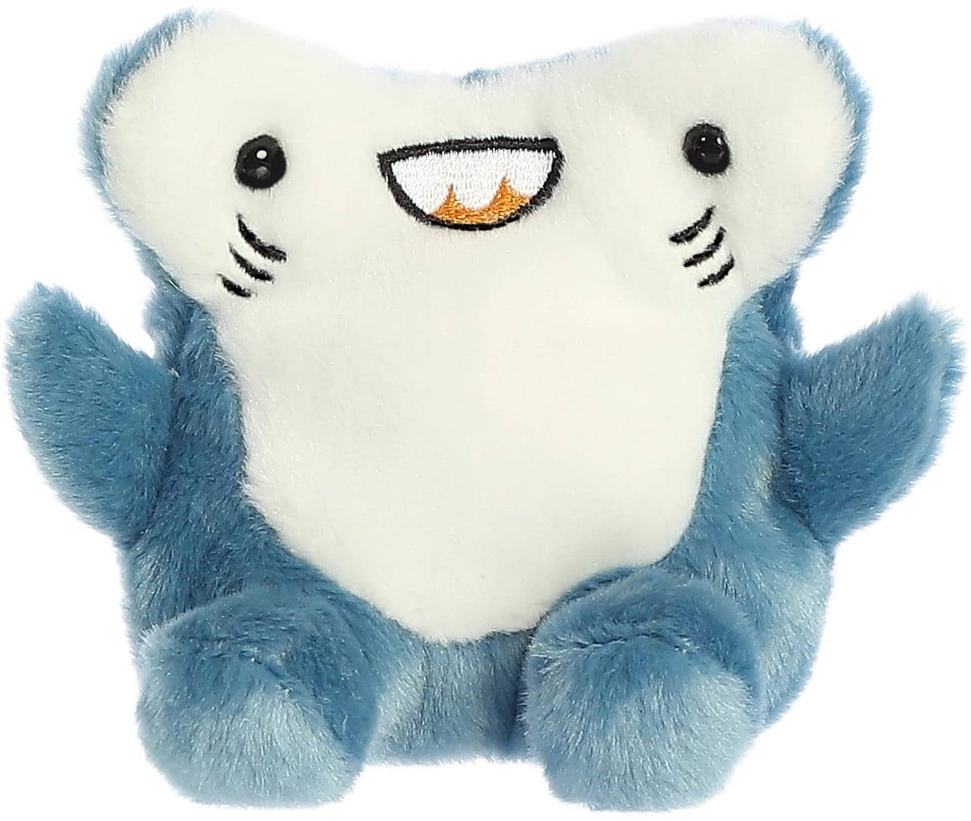 Aurora® Adorable Palm Pals™ Huddleston Hammerhead Shark™ Stuffed Animal - Pocket-Sized Play - Collectable Fun - Blue 5 Inches