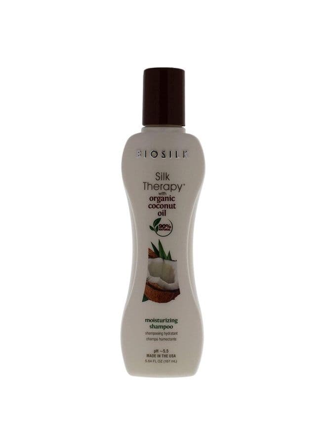 Silk Therapy with Organic Coconut Oil Moisturizing Shampoo Unisex Shampoo 5.64 oz