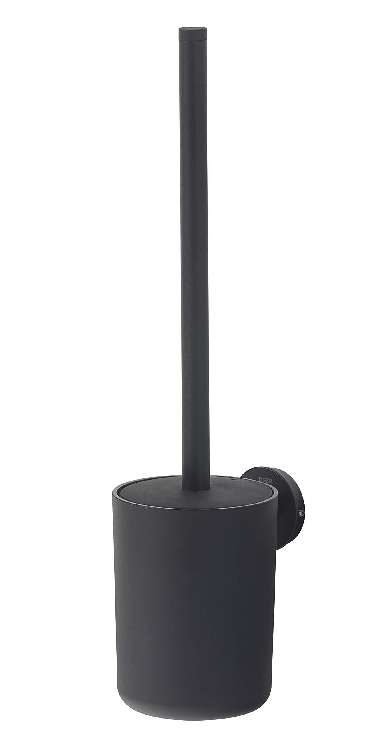 Tiger Urban Toilet Brush and Holder Stainless Steel Black 95 x 384 x 117 cm