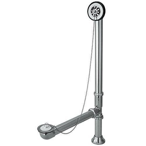 Elements of Design St. Louis DS2098 Clawfoot Tub Waste and Overflow Drain, Brushed Nickel