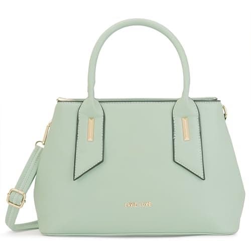 Lavie Luxe Women's Kurumba Dome Satchel Bag | Satchel Handbag for Work | Ladies purse | Stylish Shoulder Bag | Gift for Women