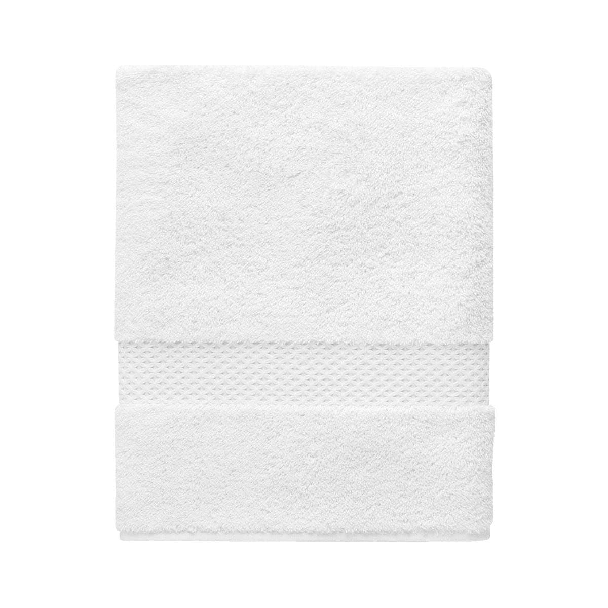 Yves Delorme Etoile Blanc Towels Extra Plush and Soft Luxury Bath Linens 100 Natural and Organic High Absorbency Turkish Towel