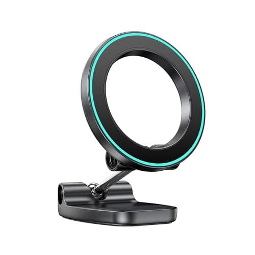 CARMOUNT F2 Adjustable Magnetic Car Mount for iPhone | Dashboard Phone Holder, 360° Rotation & Tilt, Universal & MagSafe Full Metal Magnetic Phone Mount (MagSafe Adjustable)