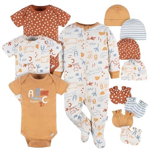 Gerber Baby Boys 12 Piece Layette Gift Set, ABC, Newborn