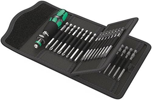 Wera Kraftform Kompakt 62 Bitholding Screwdriver and Pouch Set 33Pieces