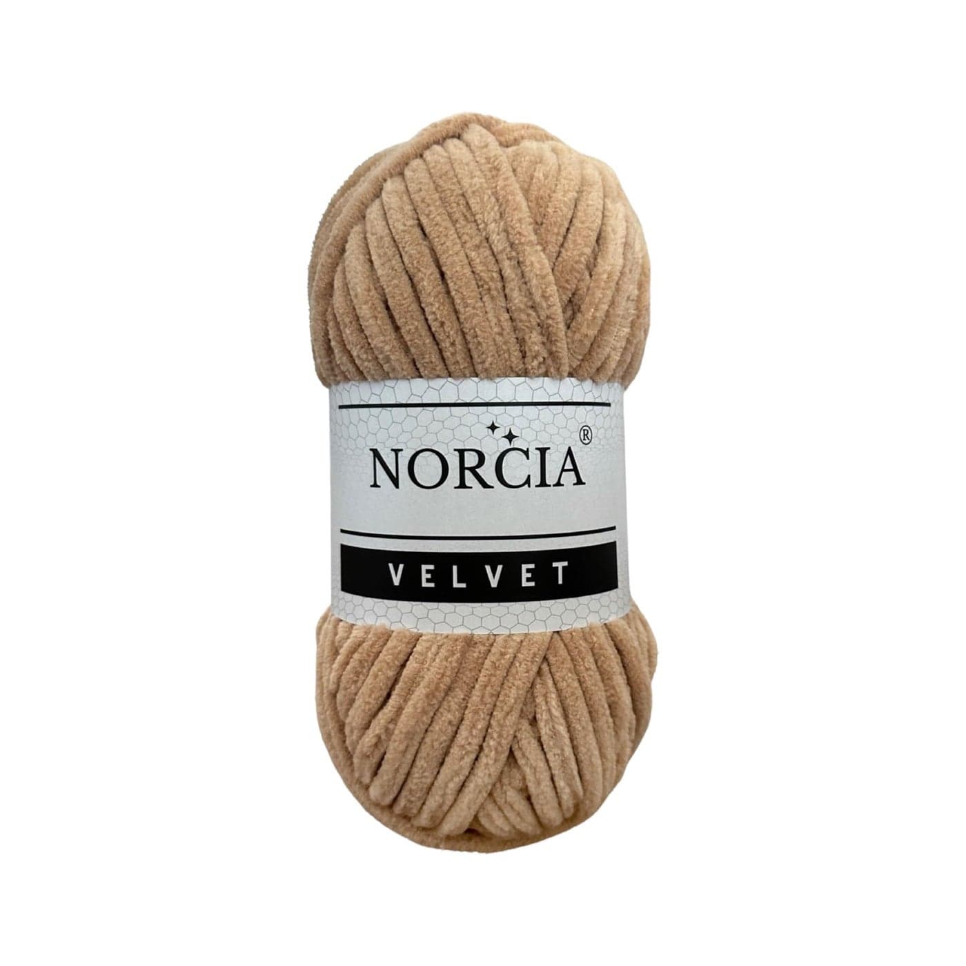 NORCIA Soft Velvet Yarn Chenille Yarn for Crocheting Super Bulky 100g 743 yds Baby Blanket Yarn for Knitting Amigurumi Yarn Fancy for Crochet Weaving Craft Camel 1 Skein