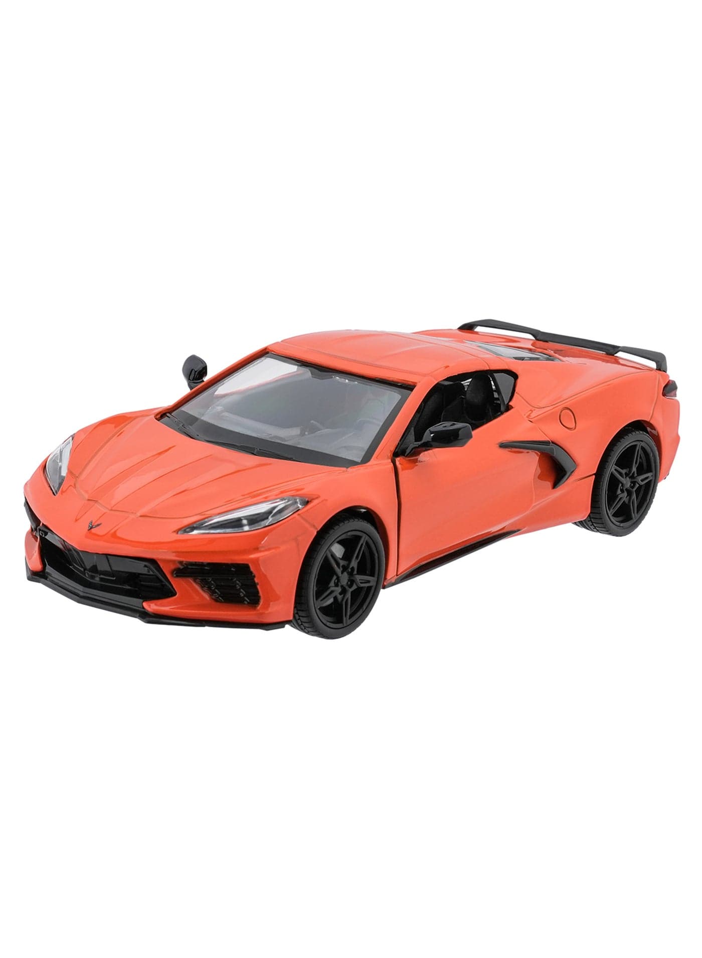 2020 Chevrolet Corvette C8 Die-Cast Model Car 1:24 Scale | Officially Licensed Mid-Engine Supercar Collectible | Opening Doors, Detailed Interior & Free-Wheeling Die-Cast Toy