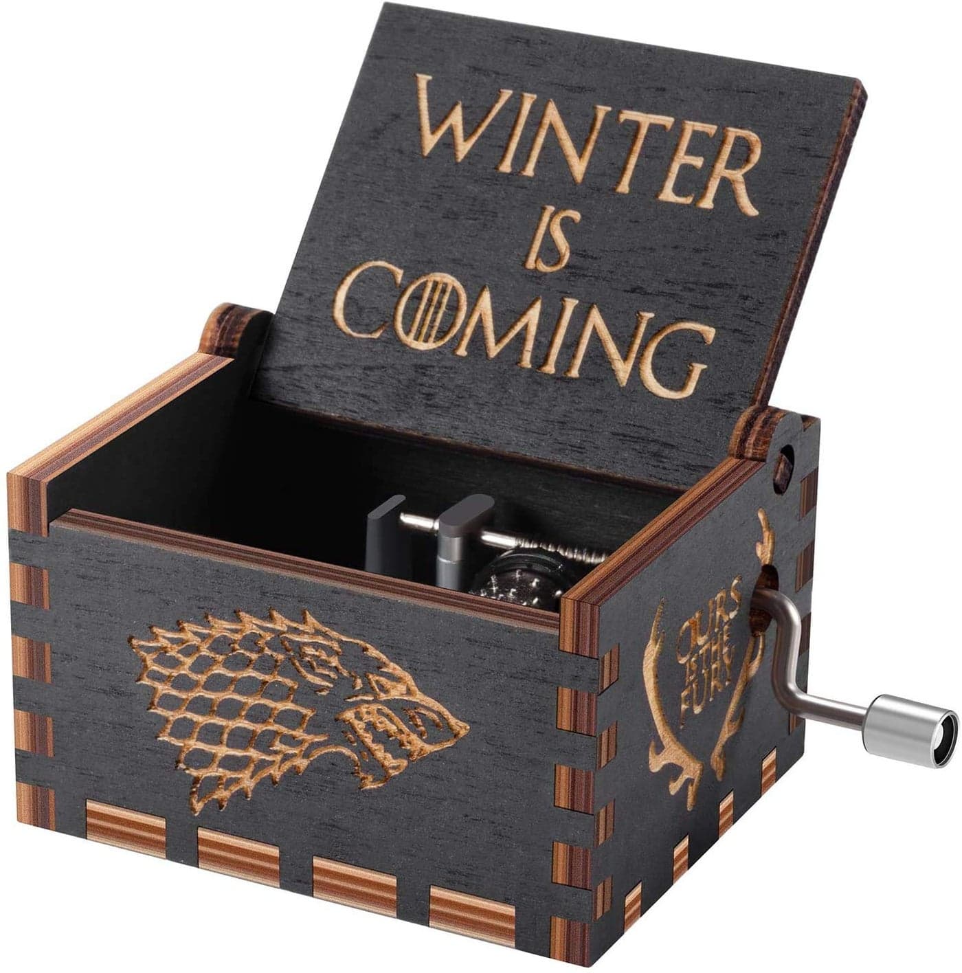 EITHEO Wood Music Box, Multicolour