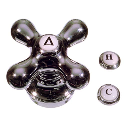DANCO Cross-Arm Faucet Handle | Sink & Bathtub Handle | Single Handle | Chrome (46006)