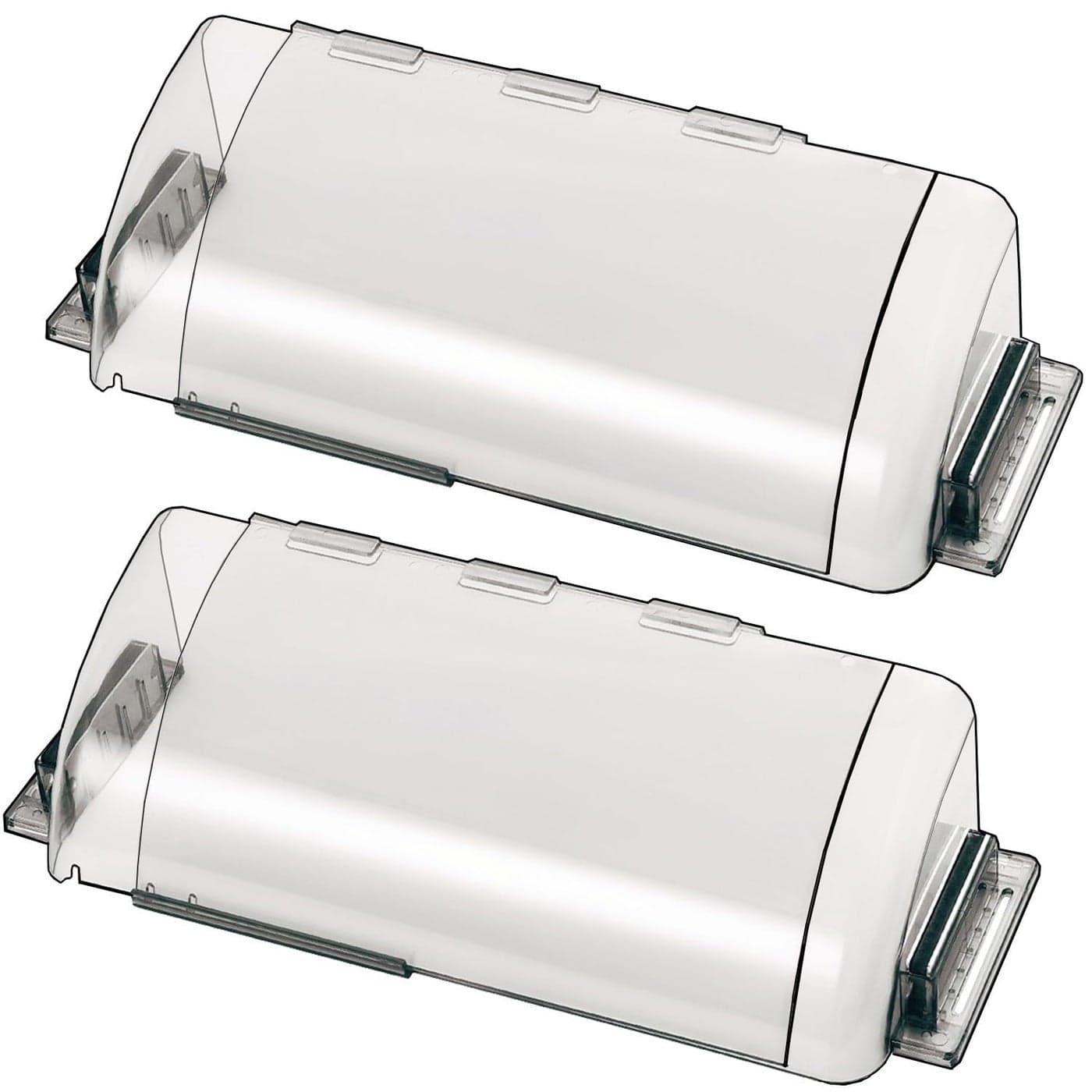 2 Pack Adjustable Air Vent Deflector 915 Transparent Deflector for Ceiling Registers Floor Sidewall 2