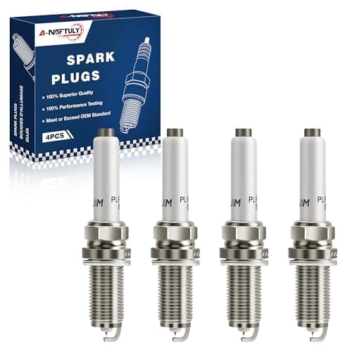 Iridium Platinum Spark Plugs 4 Pack 94833 PLFER7A8EG Compatible with 2013-2019 VW Jetta Passat Golf Beetle GTI & 2015-2020 Audi A3 A4 A5 A6 TT Quattro Q5 Q7 S3 L4 1.8L 2.0L