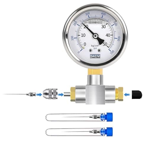 LTIENBST 0700PSI Shock Nitrogen Needle Fill Tool Nitrogen Needle Kit with Needle Head Compatible with KawasakiYamahaRaptor Truck ShocksDucati