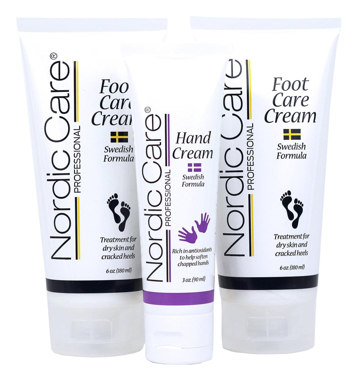Nordic Care Foot Care Cream 2 pack Hand Cream Hydrates and Treats Severely Dry Feet Cracked Heels Urea Glycerin Relieves Itchy Dry Skin