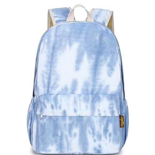 mygreen Canvas School Bag Backpack Girls, School College Laptop Bag for Teens Girls Students Casual Lightweight Travel Daypack Outdoor
