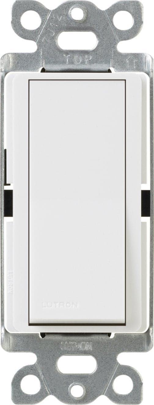 Lutron Claro 15 Amp On/Off 4-Way Switch, CA-4PS-WH, White