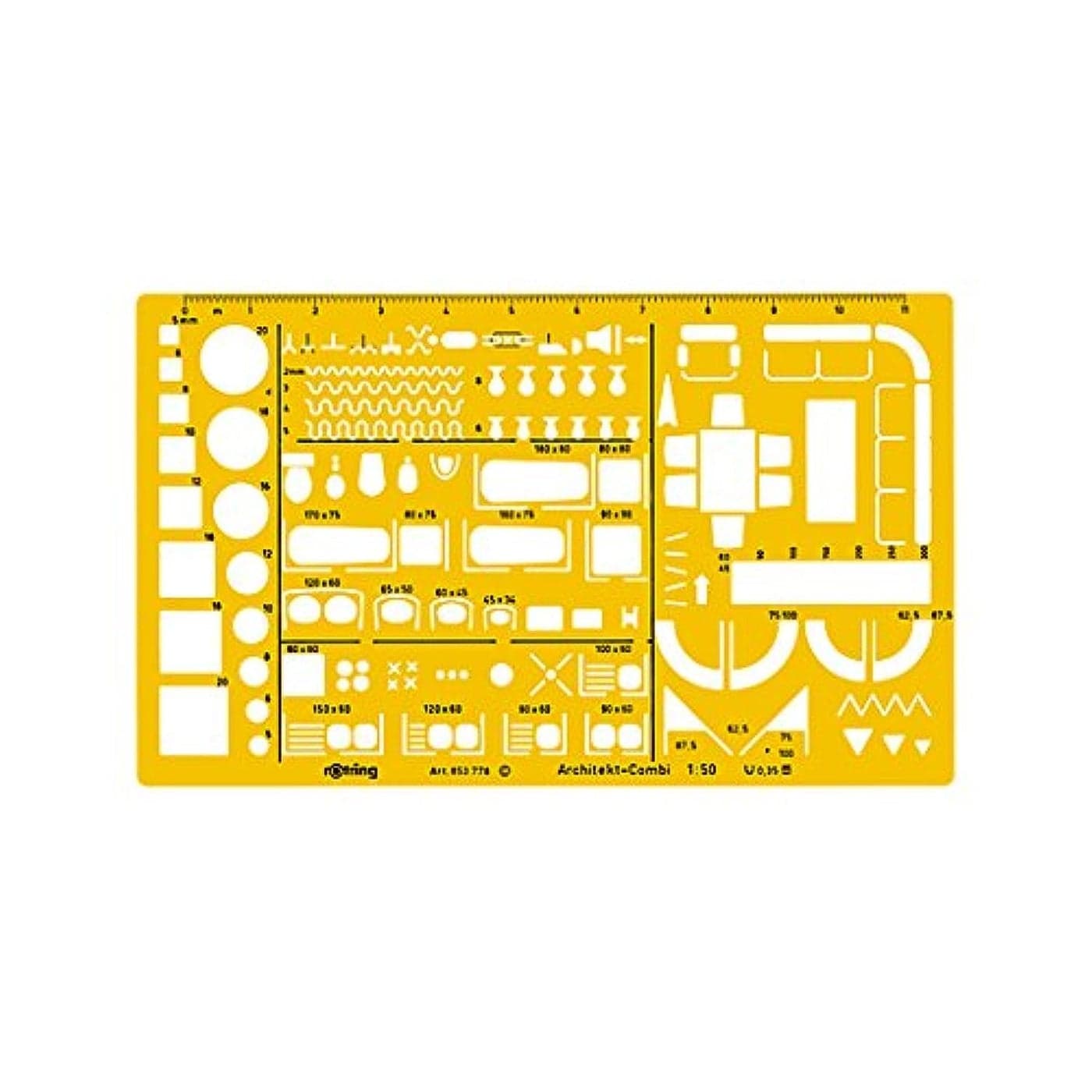 Throttling Rotring Template Architecture Combination Japan Import