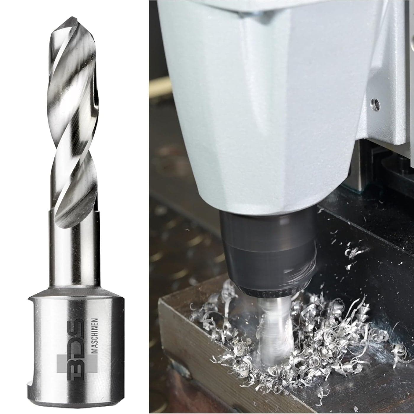 Twist Drills for Magnetic Drilling Machines HSS Twist Drill Bits with Weldon Shank Weldon Shaft Twist Drills Magnetic Drill Machine BDS Machines Germany Diameter 102 mm