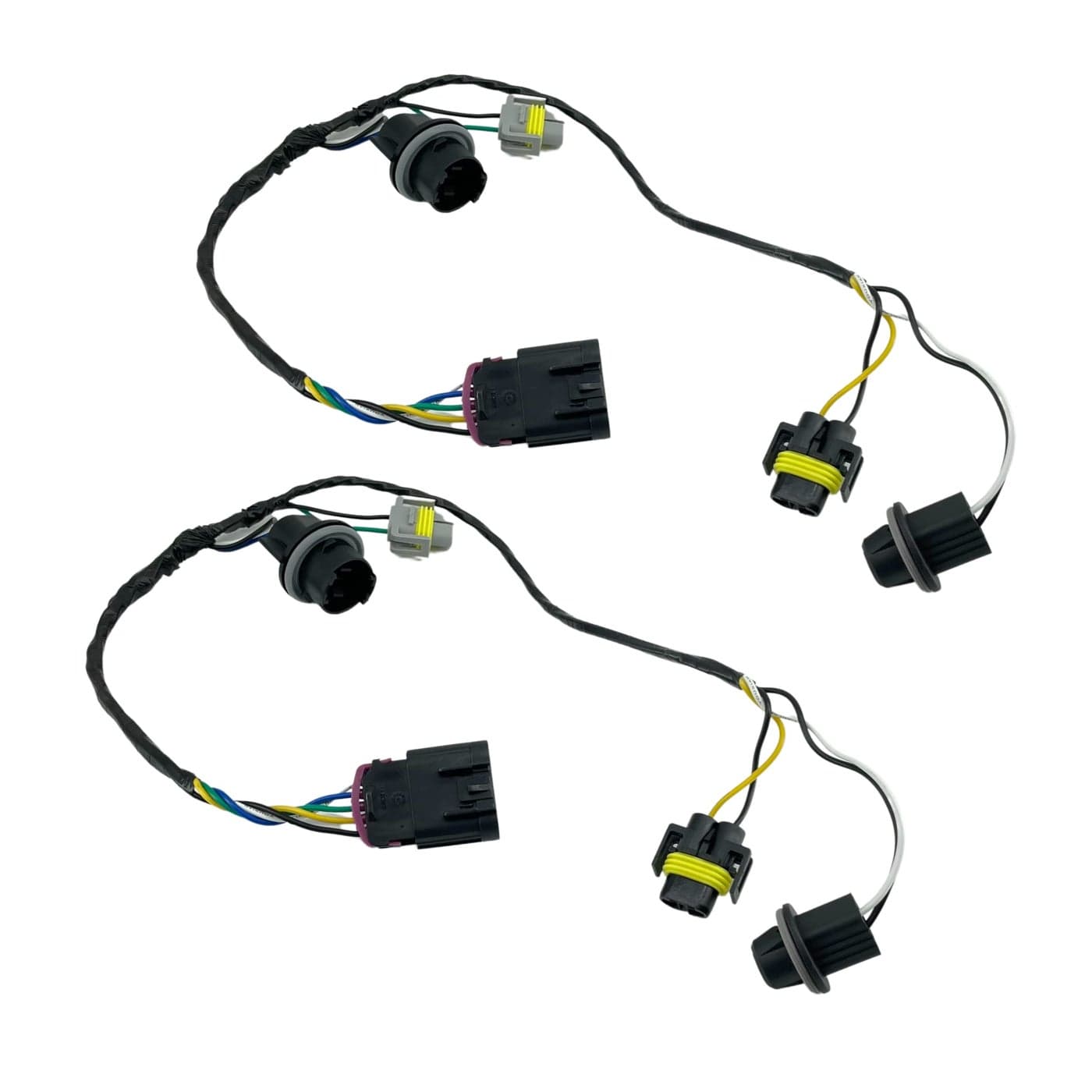 ALTBET 2pcs Headlight Wiring Harness Headlamp Socket Wire Compatible with 20082012 Chevy Malibu Replace 15930264 645539