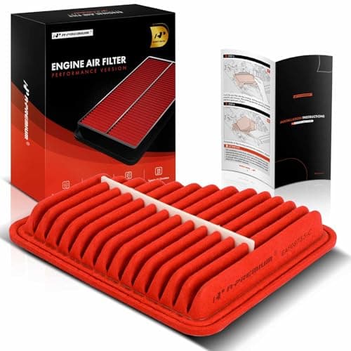 A-Premium Pre-oiled Engine Air Filter Compatible with Toyota, Scion, Lexus & Pontiac - Camry 2007-2011, RAV4 2006-2012, Corolla 2009-2012, Matrix 2009-2013, Avalon, Venza, tC, xB, ES350, Vibe