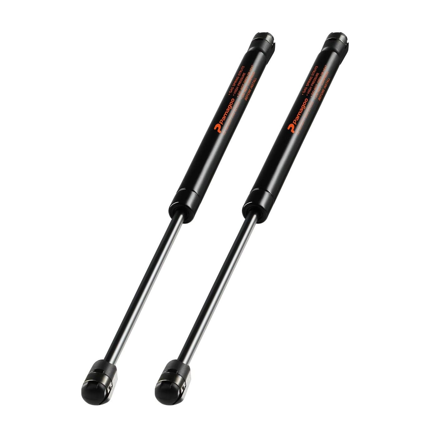 PAMAGOO C1615208 16 inch 45 lbs Gas Struts C1623993 157 Gas Shocks Lift Support for Truck Canopy Cap ARE Leer Camper Shell Topper Glass Window Snugtop Canopy Replacement Parts Spring 2 Pack