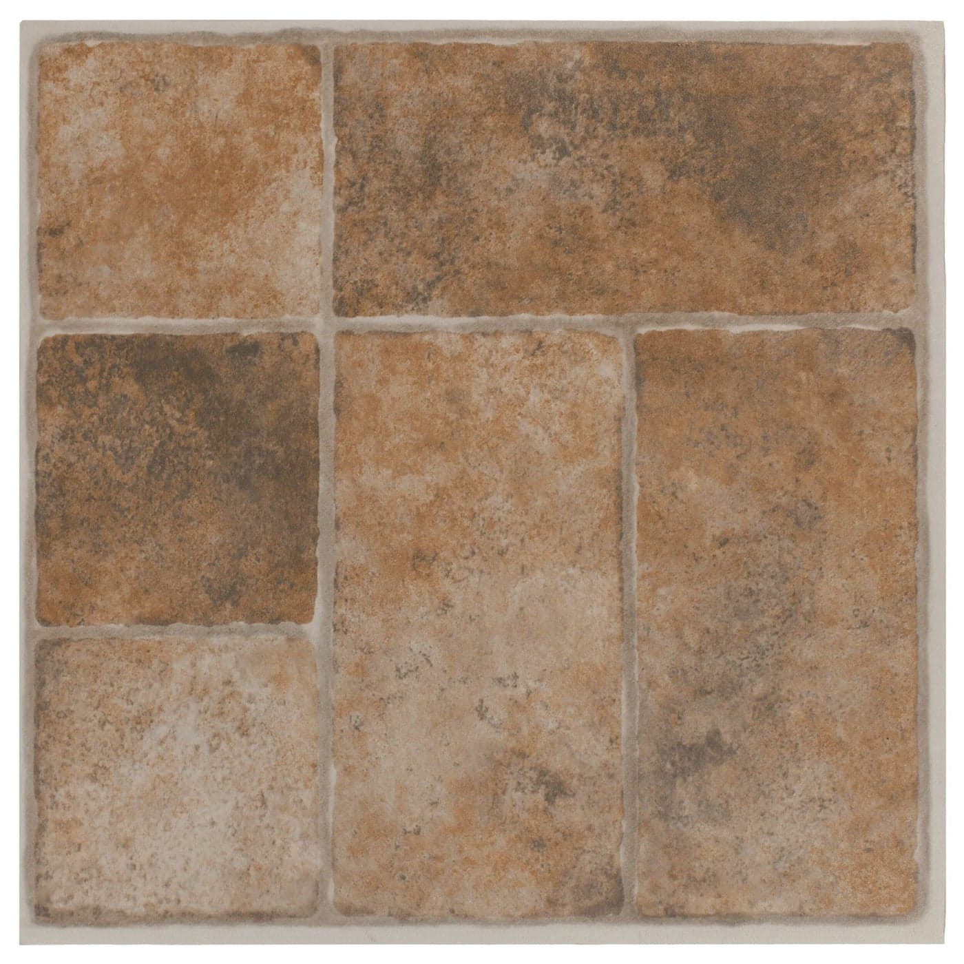 Nexus Self Adhesive 12Inch Vinyl Floor Tiles 20 Tiles 12 x 12 Quartose Granite Pattern Peel Stick DIY Flooring for Kitchen Dining Room Bedrooms Bathrooms by Achim Home Decor