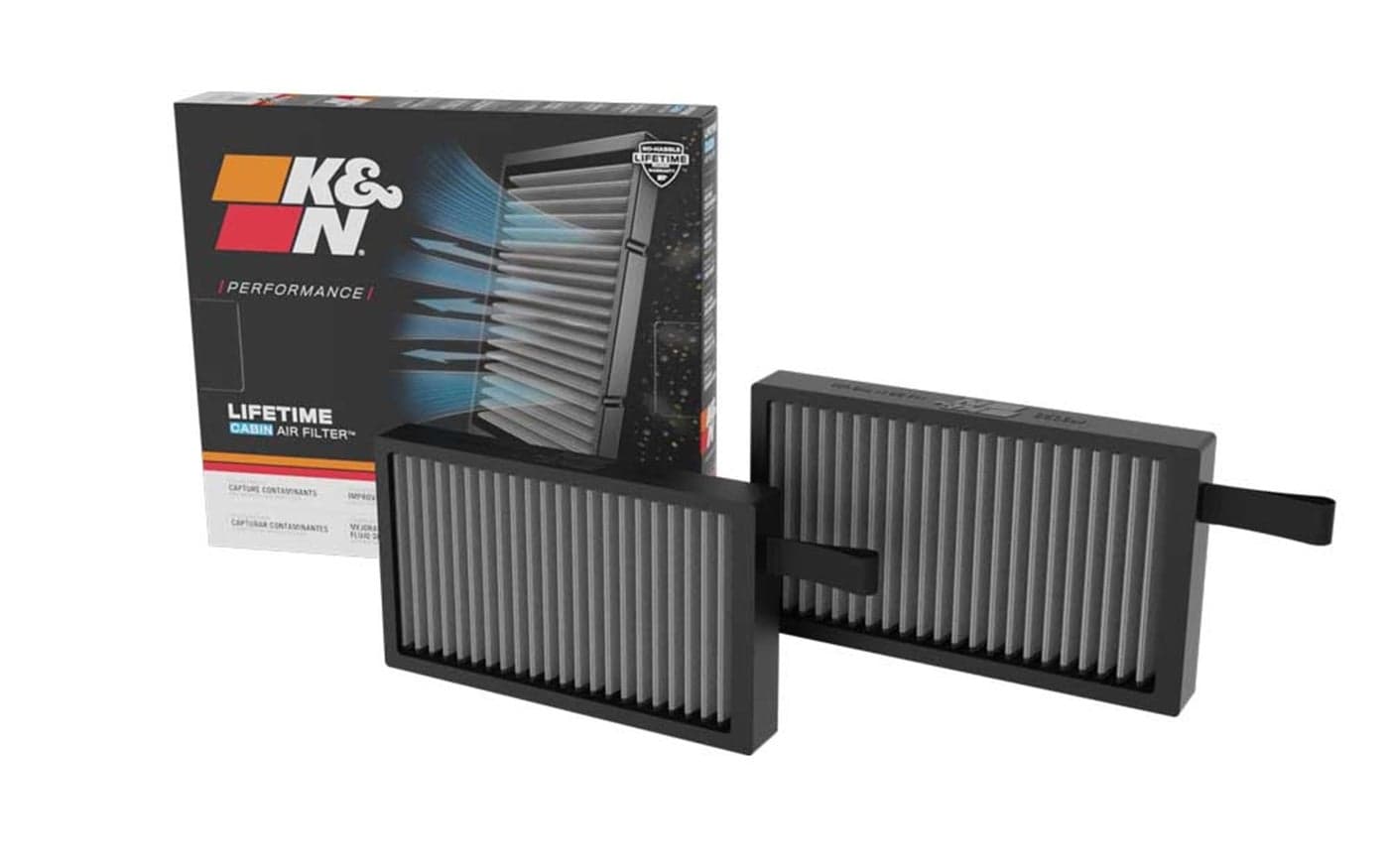 K&N LIFETIME Cabin Air Filter: Premium, Washable, Clean Air for your Cabin: Compatible with 2017-2023 Telsa: 3, Y, VF3023