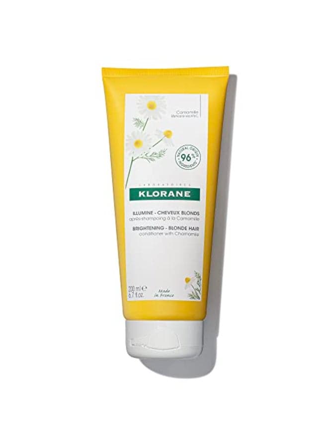 Klorane Brightening Conditioner with Chamomile Enhances Highlights Brightens Blonde Hair Hydrogen Peroxide Ammonia Silicone Paraben Sulfate Free 67 fl oz