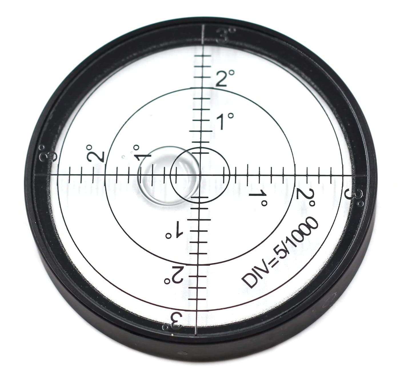 Chiloskit Bullseye Bubble Level Leveler Tool Aluminium Case Precision Round Spirit Horizontal Campers Leveling Circular level for DIYer and Industrial 24Accuracy 152